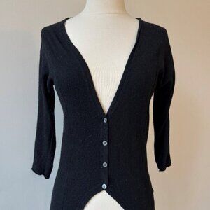 Kokun Bamboo Cashmere Tuxedo Cardigan